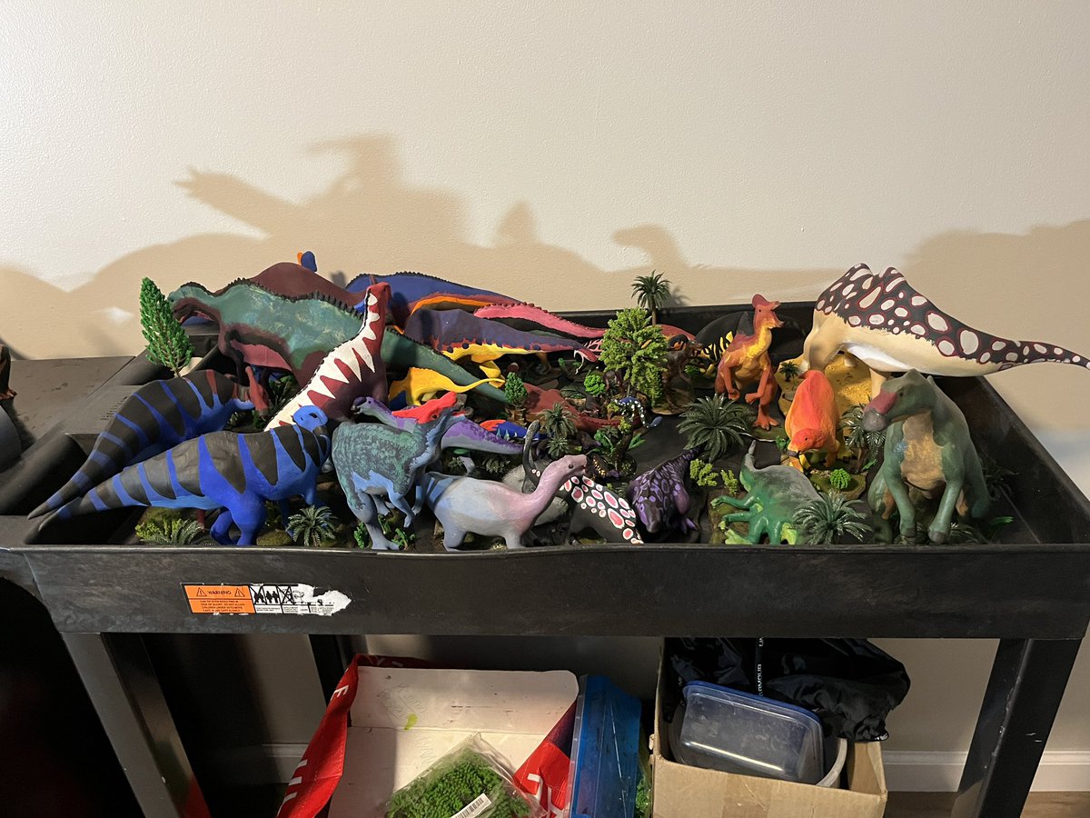 There they are

All 30 ornithopods done and dusted

Now to complete the Cerro del Pueblo diorama