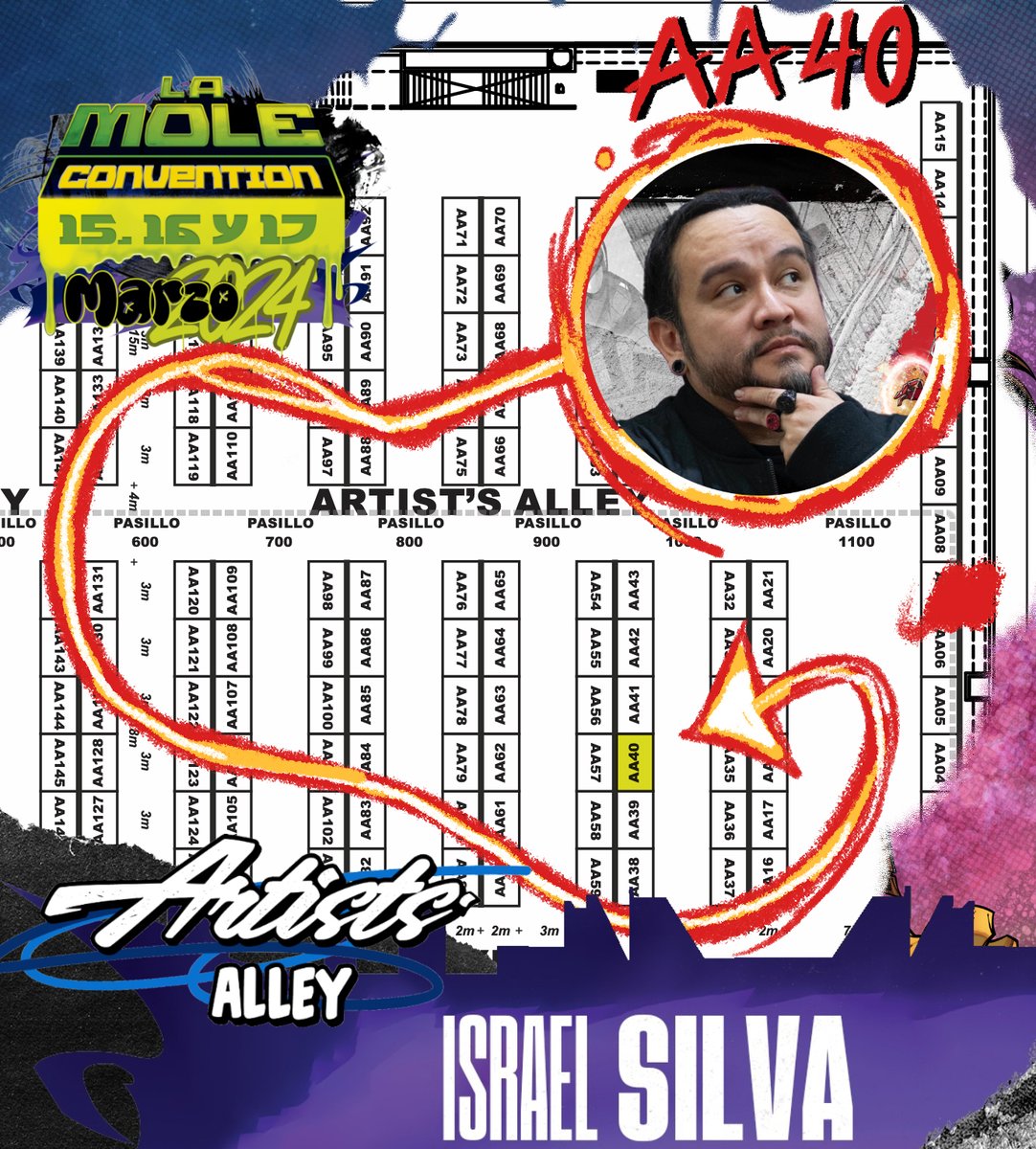 Brothers and Sisters! Nos vemos en <a href="/lamolemx/">La Mole Convention</a> este proximo 15,16 y 17 de Marzo en el WTC de la CDMX , estare en la mesa AA40 para que pasen a saludar ! Y vean a todos los Artistas que estarán presentes! Nos vemos pronto!