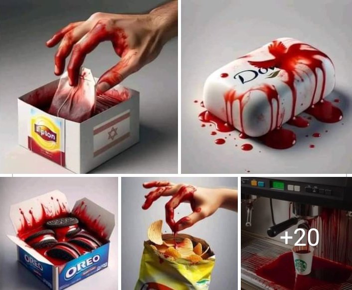 کم سے کم یہ تو کر سکتے ہیں کہ اس میسج کو عوام تک پہنچائے اور اس پوسٹ کو ری پوسٹ کرے زیادہ سے زیادہ ۔یہ اسر ائیلی پراڈکٹ مت خریدیں  👇🏼