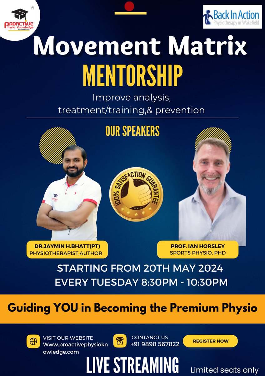 Proactivephysi2's tweet image. 🎤At Movement Mentorship, we are dedicated to providing a positive and empowering movement experience by helping you excel at the most challenging aspects of your physical activity. Join now . DM me for details