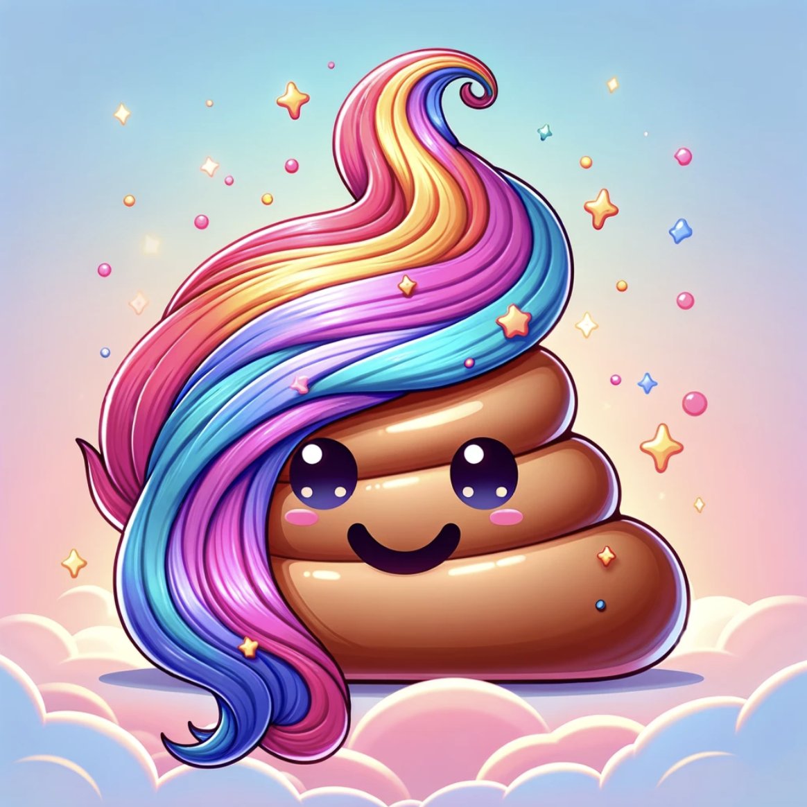 🌈 Meet Rainbow Ripple, not your average character in the magical meadow. With sparkling unicorn hair and an origin story that's as unique as it gets - a poop-turned-unicorn! But Rainbow Ripple's not just a pretty face; it's got a secret weapon. 🦄✨ #DailyDump