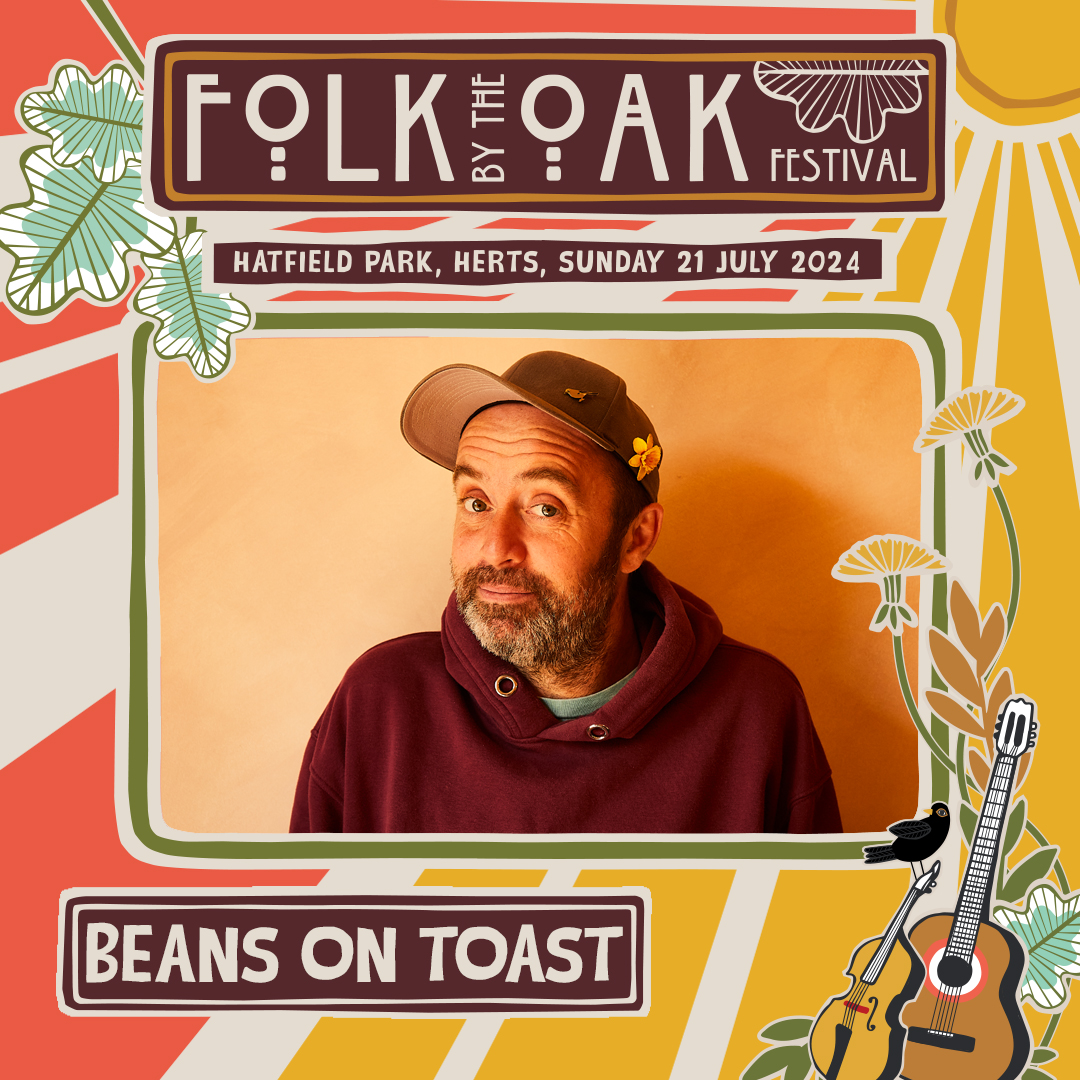 🌟#7 of 13 – Line-Up in our New Look! Headlining our Acorn Stage this year will be the legend that is @beanstoast, renowned for live shows that are both unpredictable & memorable, packed with songs for the modern-day. Songs to make you laugh & songs to make you think. 👏