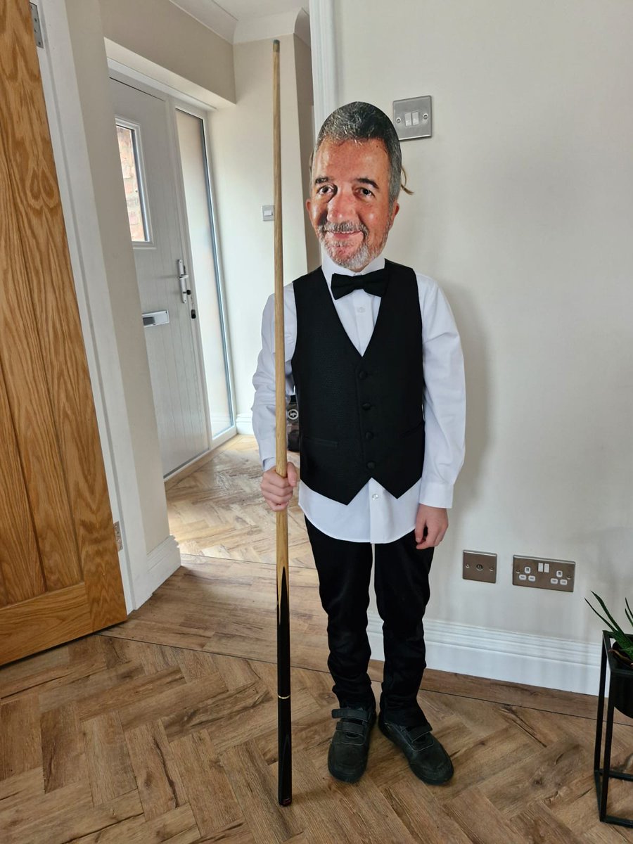 thisismrclark's tweet photo. Ben's @WorldBookDayUK interpretation of Virgo from 'Who let the God's out' @jvofficialjv #WorldBookDay #WheresTheWhiteBallGoing 📚🤣 https://t.co/ZfORLHCx9n