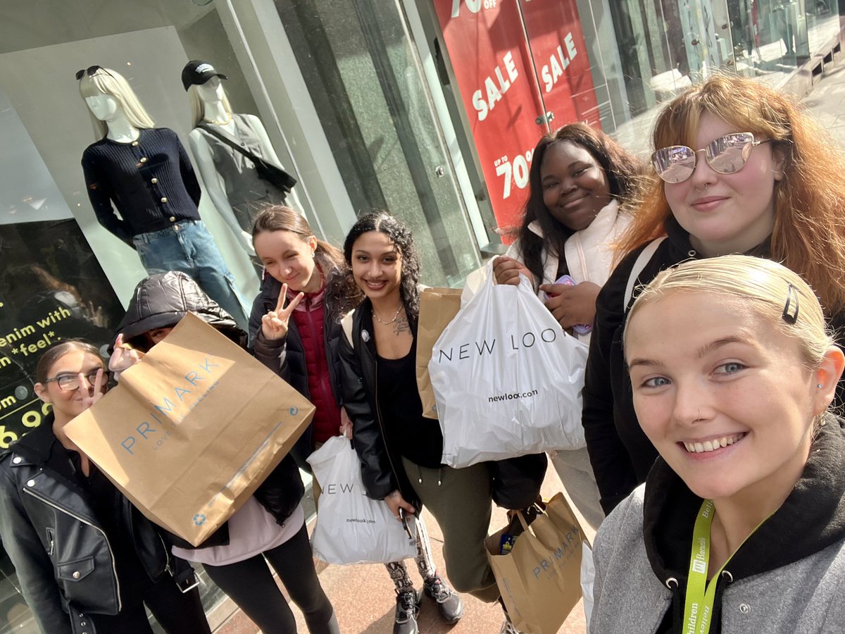 Our Training for Work Childcare group are placement ready following a shopping trip yesterday! 🛍️

The young people will be completing work placements within a variety of childcare settings. 

#AllinGlasgow