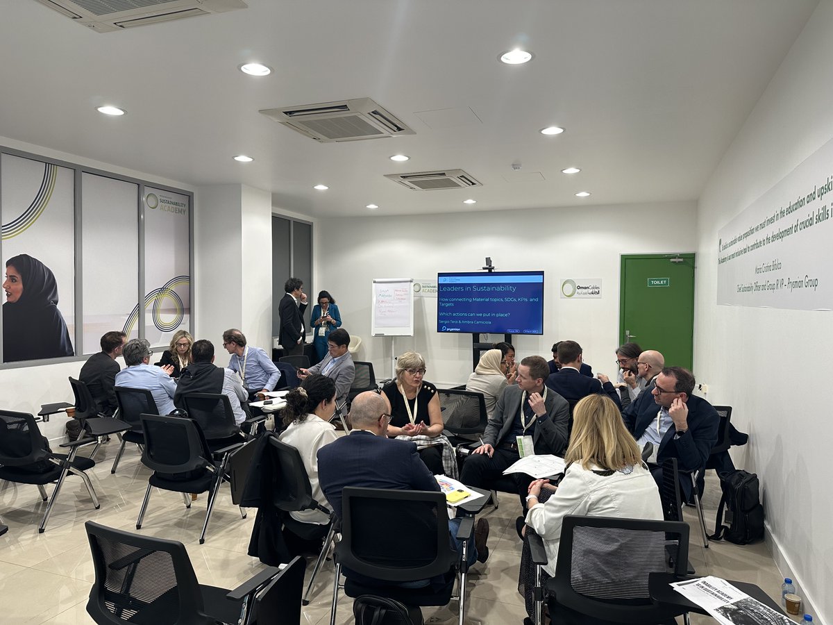 OmanCables's tweet photo. OCI and Prysmian proudly concluded the second batch of the Sustainability Academy training!

Over three days, 30 participants from 15 different nationalities immersed themselves in essential sustainability training.

#OCI #Sustainability #Training #SustainabilityAcademy https://t.co/0yBFm8Bjoy