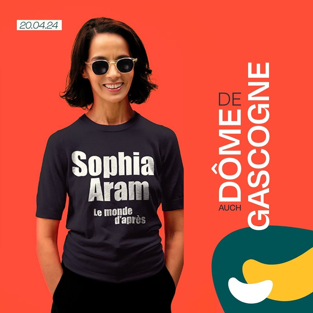 Retrouvez <a href="/SophiaAram/">sophia aram</a> et son nouveau spectacle "Le Monde d'Après" à <a href="/Auch/">いおっち</a>, au Dôme De Gascogne le 20 avril 2024.

+ de dates, d'infos &amp; réservations en bio ☝️

#sophiaaram #franceinter #chronique #radio #lemondedapres #spectacle #himour #rire #entournee #france