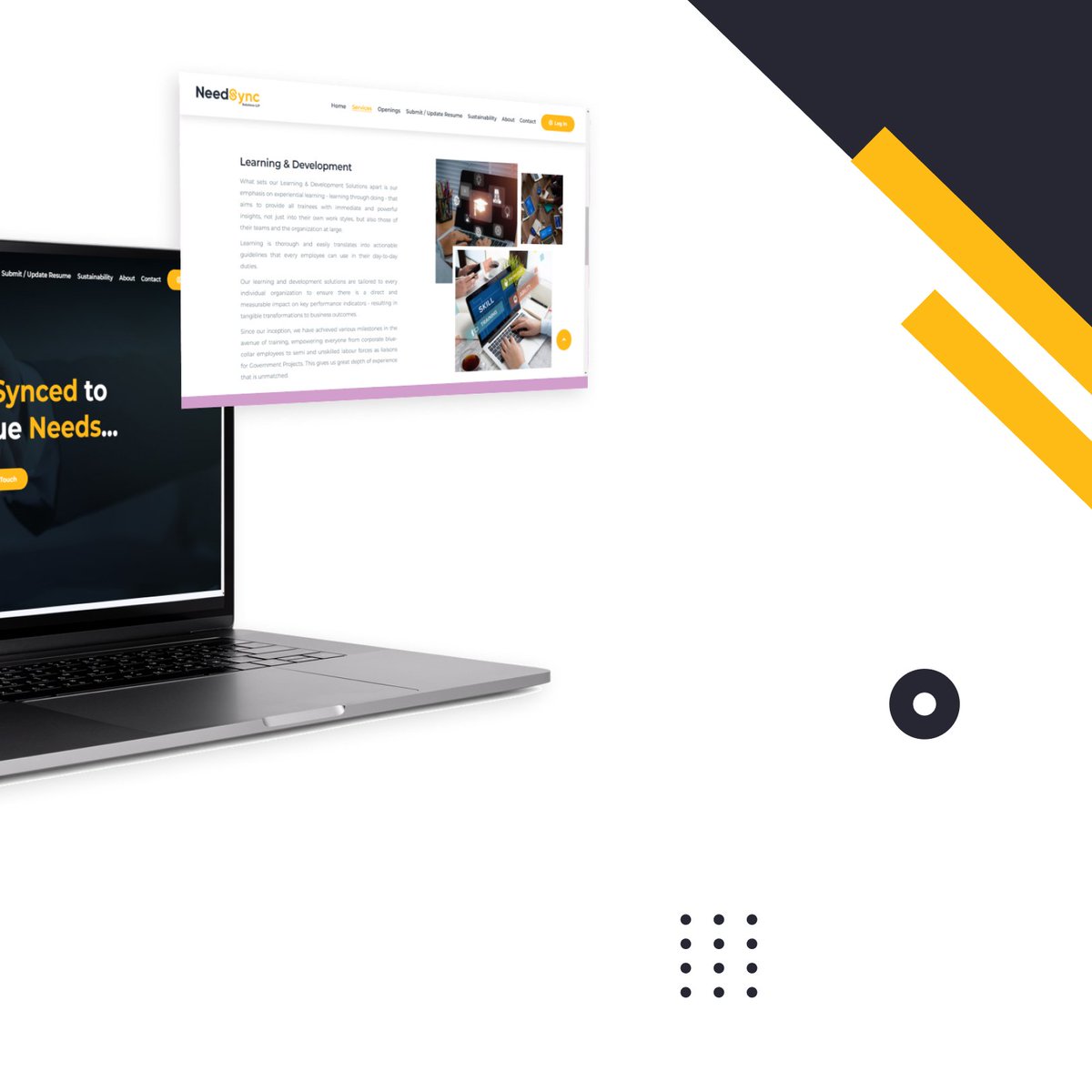 techniculcloud's tweet photo. Equipping NeedSync Solutions LLP with a dynamic website. Our goal is to create a digital platform that effectively showcases their services, highlights their expertise, and engages their target audience. By leveraging the latest technologies and design trends, we ensure that https://t.co/ptHRt8fsZd