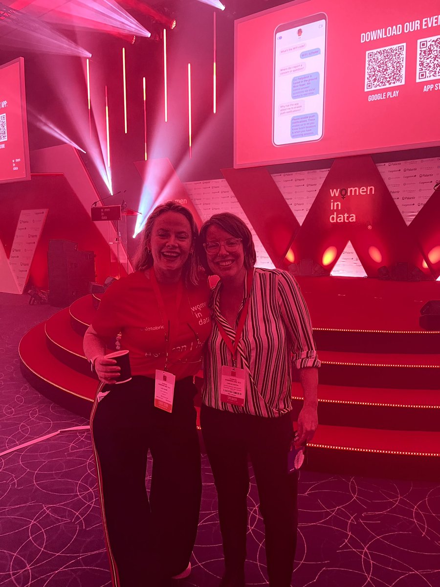 LizzieJHolmes's tweet photo. We are here! #WomenInData @Women_In_Data 

Catch #CarolineMorton talking on the MainStage at 13:30 in ‘Harnessing #Data & #AI for #Healthcare Transformation’

We’re also launching our new #WomenInRust meetup today, so come chat to us if you’d like to learn more! First event 4 April 🚀❤️ @SurrealDB #womenintech #womeninstem