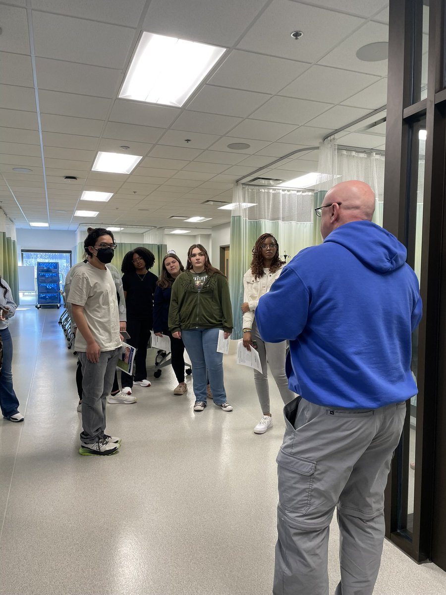 Students that are interested in the field of Nursing got to tour and learn about the nursing program at Cleveland State. <a href="/CCSCTE/">Cleveland CTE</a>