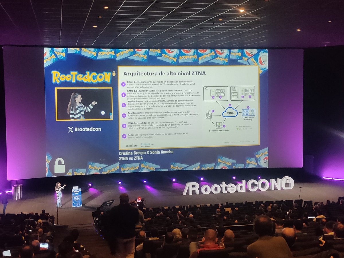 Días emocionantes en @rootedCON! Nuestro alumnado del curso de especialización en ciberseguridad está sumergido en charlas, talleres y networking. ¡Juntos fortaleciendo nuestras habilidades! #RootedCON #Ciberseguridad 💻🔒"