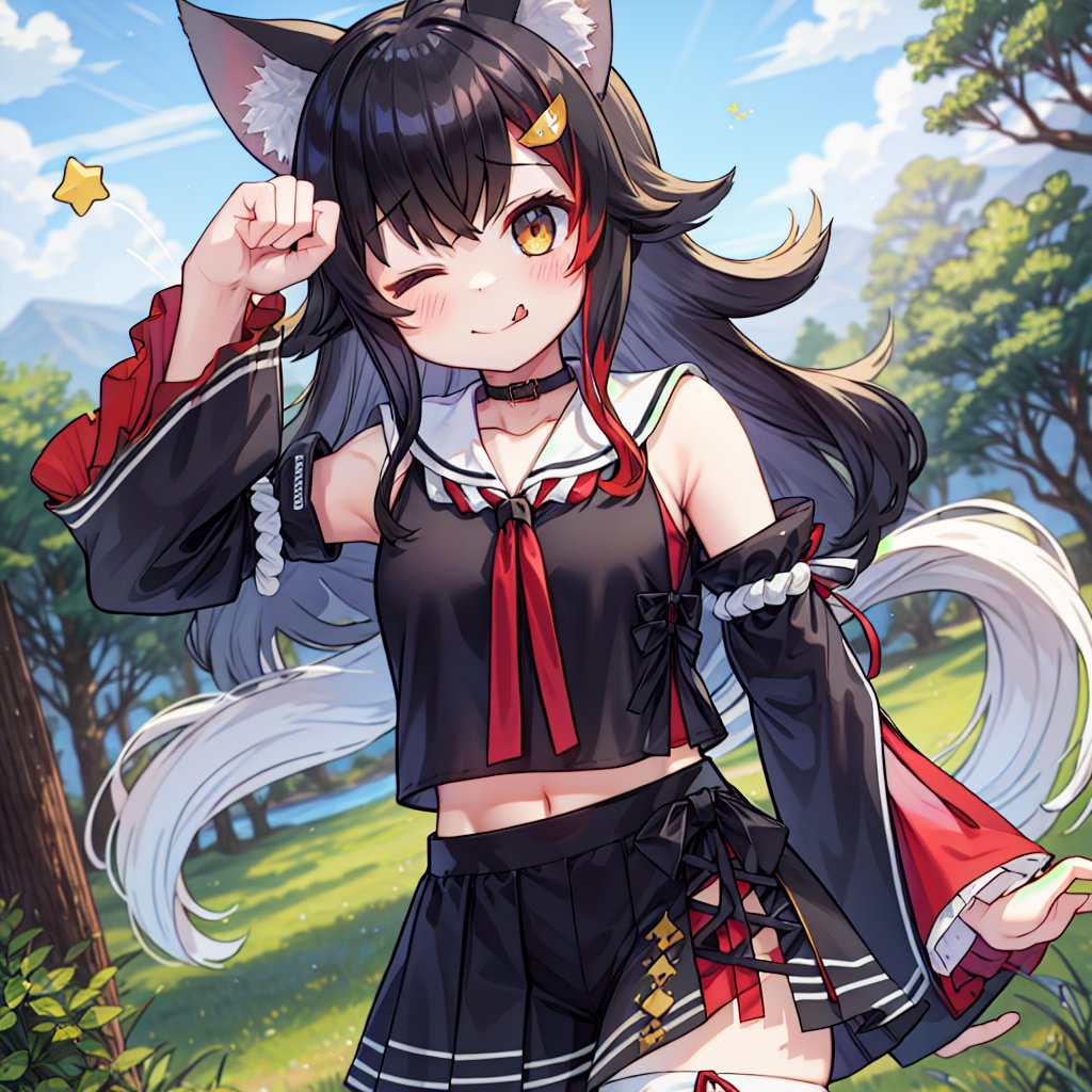 SyaroAIART's tweet image. てへっ☆★
#大神ミオ
#AIイラスト︎