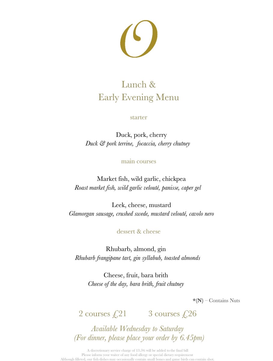 Our lunch &amp; early evening menu this week <a href="/Odettes_rest/">Odettes Restaurant</a>