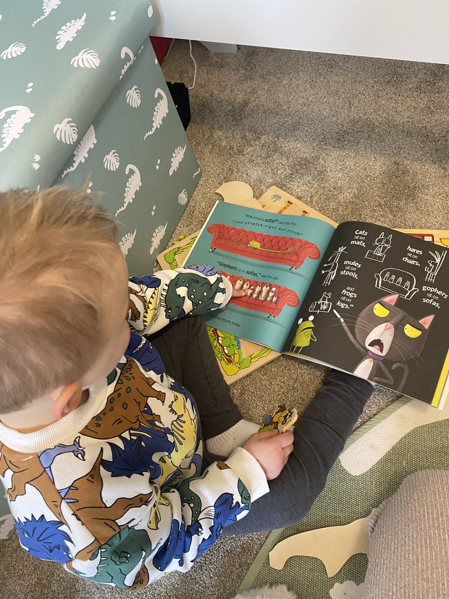 catmwright's tweet image. Happy #WorldBookDay2024 📚 We’ve had gophers on sofas and newts on flutes this morning 😝 @outwoodeh