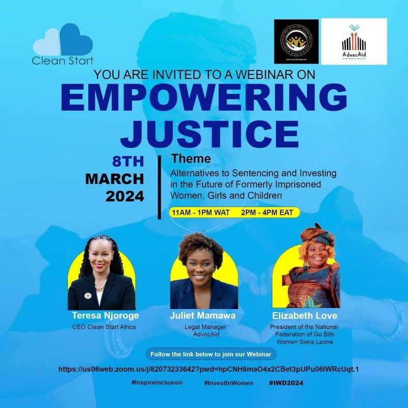 Join us for this important event tomorrow! #IWD2024 #SierraLeone #Kenya Link: lnkd.in/gCGVGn6i