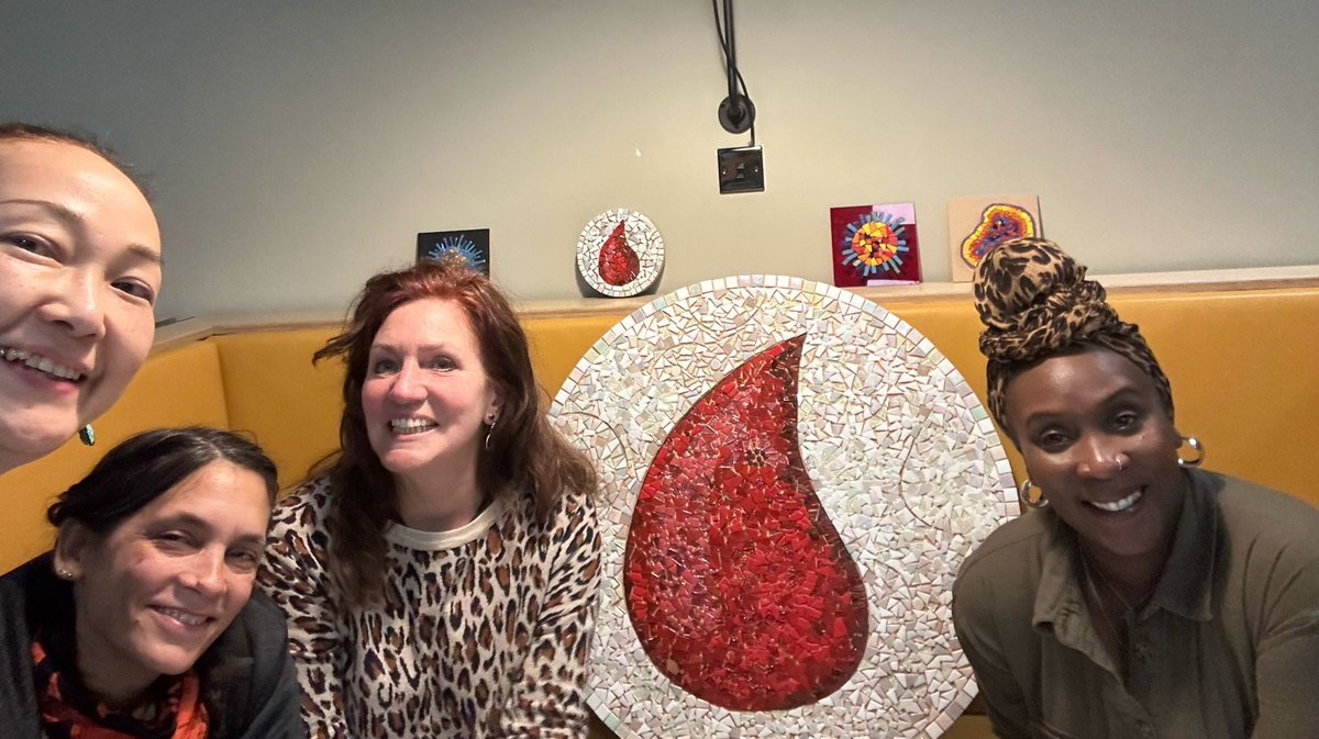 TheBridgeW12's tweet photo. Start as we mean to go on!
Let's make engagement in women's health research bigger, bolder and something beautiful!
#BiaProject🩸#BloodinAction #ArtsinHealth
#MosaicMeals @InventionRooms @ewsmullins @AlisonNWLChamp @womanhoodw12 @educitement https://t.co/pRZLFiqsel