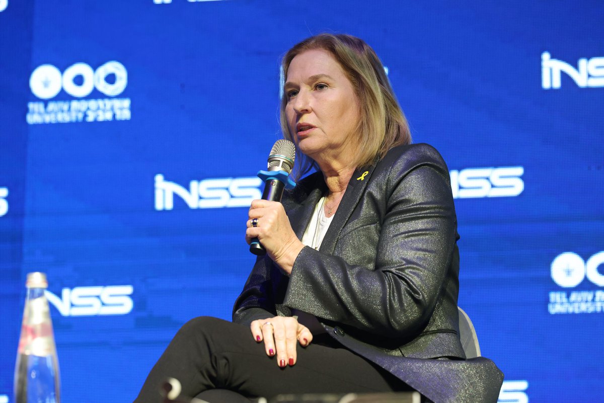 Former Vice Prime Minister and Minister @Tzipi_Livni at the #INSS2024 Annual Conference: “Netanyahu’s principle, which he still adheres to today, is that Hamas is better than a Palestinian Authority. When Netanyahu says that everything will be in Gaza except for a Palestinian…