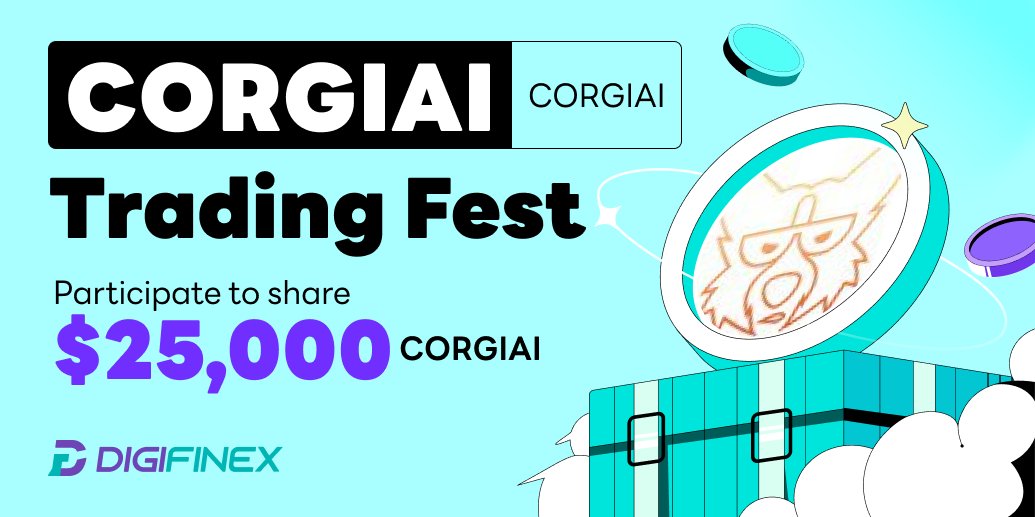 DigiFinex Global (@digifinex) on Twitter photo 🔥Participate <a href="/corgiaiclub/">CorgiAI Social Club</a> Bounty Program for a Chance to Win a Share of $25,000 #CORGIAI
⏰Period: 3/7/2024 10:00 - 3/23/2024 10:00 UTC
🎁RT and join to share $4,000 #CORGIAI airdrop:
Tasks:galxe.com/digifinex/camp…
Details: tinyurl.com/y8kzrb4h 🔥Participate <a href="/corgiaiclub/">CorgiAI Social Club</a> Bounty Program for a Chance to Win a Share of $25,000 #CORGIAI
⏰Period: 3/7/2024 10:00 - 3/23/2024 10:00 UTC
🎁RT and join to share $4,000 #CORGIAI airdrop:
Tasks:galxe.com/digifinex/camp…
Details: tinyurl.com/y8kzrb4h