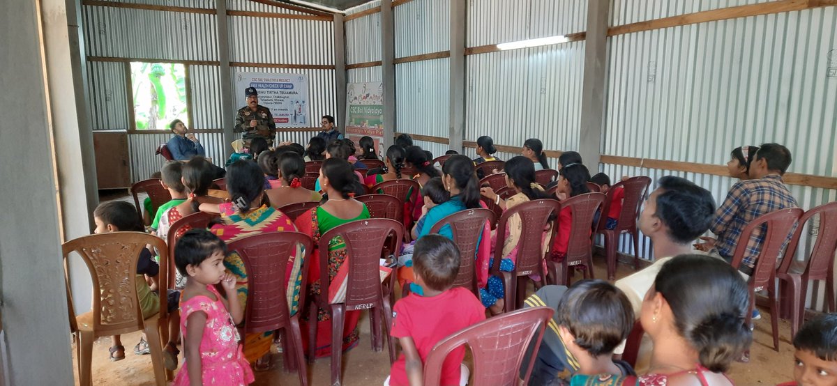 itsme_anupdeb's tweet photo. Successfully we have completed the Medical Camp for all the kids at CSC SHISHU TIRTHA, TELIAMURA
 Maharanipur, Chakmaghat, Khowai Tripura-799205
Under #CSCBALSWASTHYAPROJECT
@DrManikSaha2 @VivekKu00544358 @narendramodi @ceo_csc @kalyaniroybjp @CSCTripura @CSCSPV_Health https://t.co/0tLTO2wjBY
