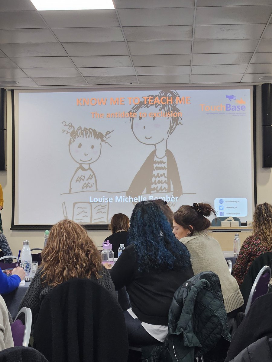 EPHoughton's tweet photo. Eastern region conference start off with Louise Bomber 👌

#twittereps #traumainformed #trauma #aces #developmentaltrauma https://t.co/bGu5ydYgvf