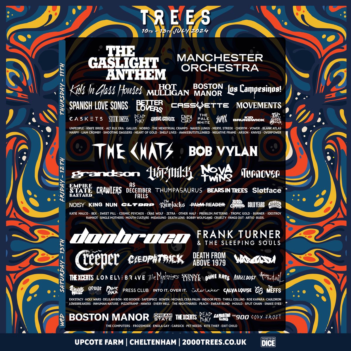 See you again in July @2000trees 🙌