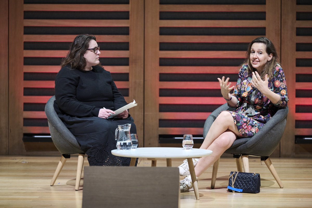 jlfbookweek's tweet photo. Last night at #BookWeek24 @HadleyFreeman joined @TanyaGold1 for a fascinating, moving and often funny conversation about her latest book Good Girls and more besides https://t.co/swbru1UQ7X