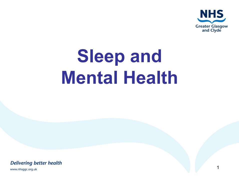 Today is #WorldSleepDay & a chance to learn more about the links between sleep & mental health. Take a look at our Sleep Healthy Minds session (#14) – you could even deliver a session yourself, no training is required & PPT/facilitator notes are provided. tinyurl.com/4pzxmj5s