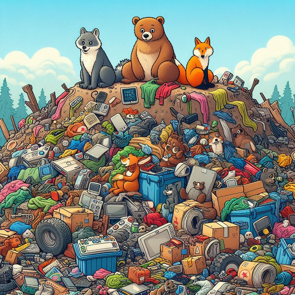 Every year, millions of animals suffer from habitat destruction caused by human activity. This heartbreaking scene captures just a fraction of the devastation we're causing to their homes. It's time to rethink our impact on the planet. #WildlifeLoss #HabitatDestruction 😔🌍