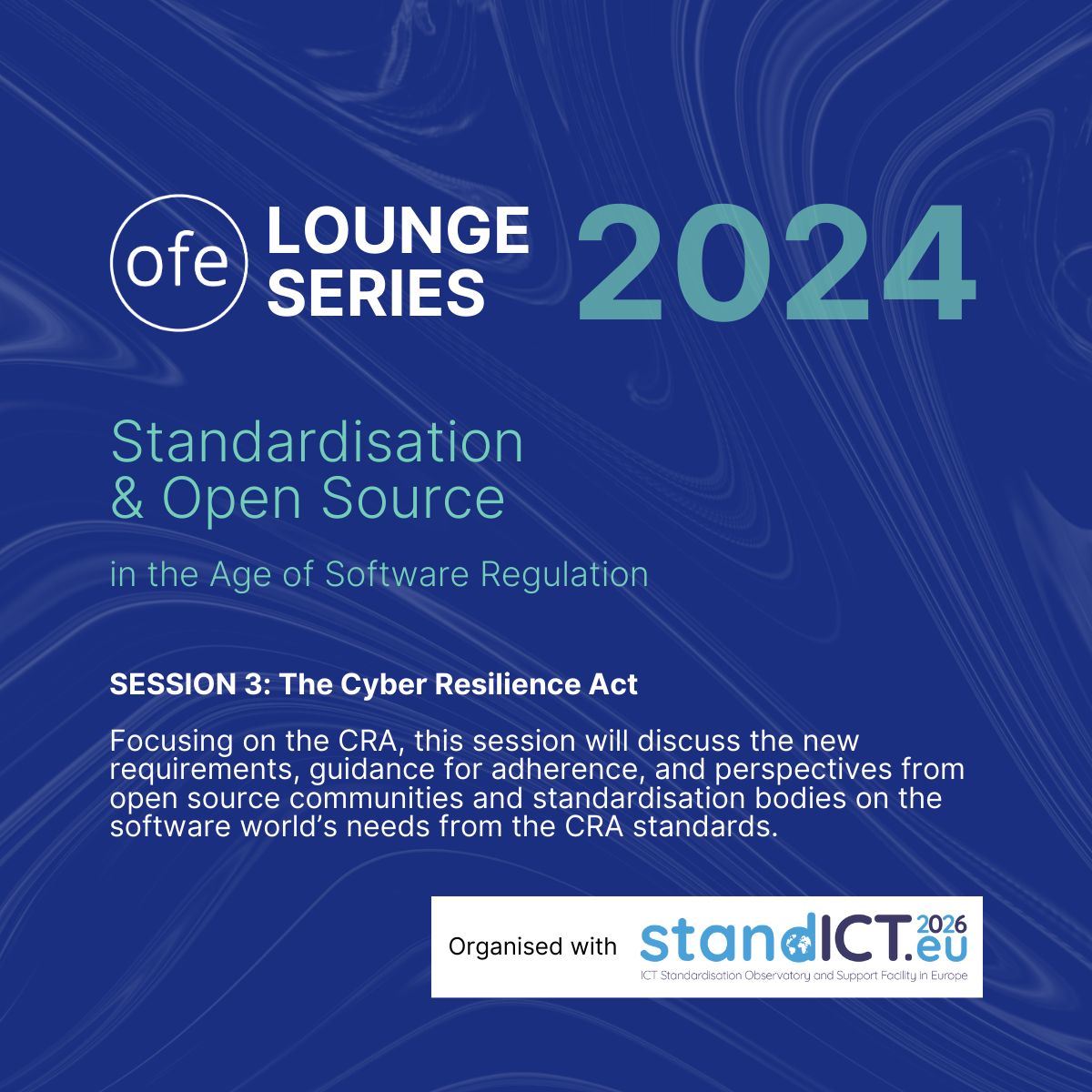 Join OFE and StandICT.eu today at the third session of our Lounge series, as we dig deeper standardisation and open source in the age of software regulation. 🗓️ 7 March, 18:00 online Register here↘️openforumeurope.org/event/ofe-loun…