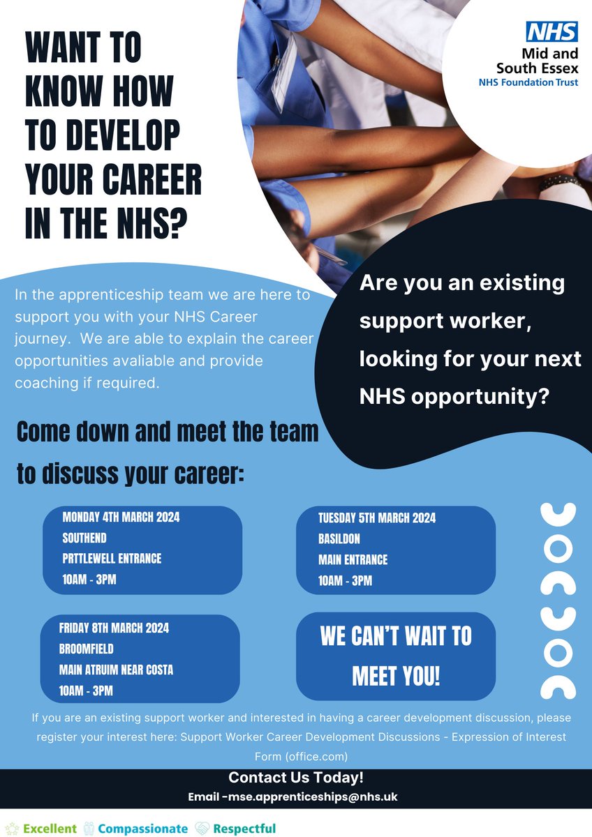 Mid and South Essex NHS Jobs (@joinmsehospital) on Twitter photo We’re proud to be an early adopter of the #EmployerStandards for Careers Education - a free framework and self-assessment tool, developed by <a href="/CareerEnt/">The Careers & Enterprise Company</a> , helping us raise the quality of our education outreach.
Learn more: careersandenterprise.co.uk/employers/empl…
#ShapingOurFutureWorkforce We’re proud to be an early adopter of the #EmployerStandards for Careers Education - a free framework and self-assessment tool, developed by <a href="/CareerEnt/">The Careers & Enterprise Company</a> , helping us raise the quality of our education outreach.
Learn more: careersandenterprise.co.uk/employers/empl…
#ShapingOurFutureWorkforce