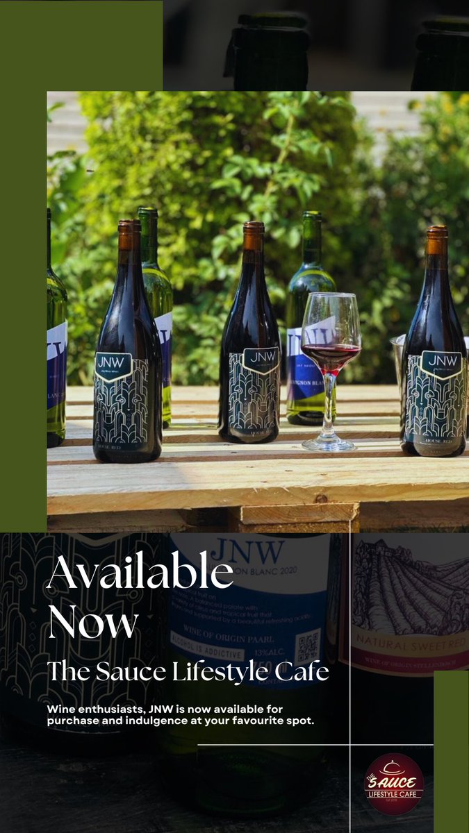sauce_lifestyle's tweet photo. Jay Nkosi Wines Now Available at The Sauce Lifestyle Cafe. 

Now you can wine like you mean it with your favourite partners in wine right here.😉🤍
.
. 

#thesaucelifestylecafe #africancuisine  #foodies #polokwane #goodfood #wine #jaynkosi #jaynkosiwine https://t.co/i92Wv6Hd5Y