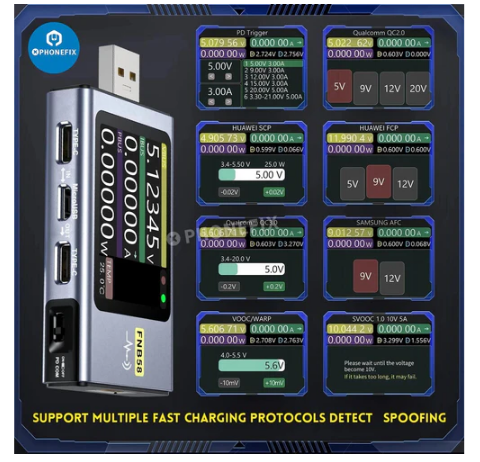 weikexiu's tweet photo. โก Enhance your charging game with the FNB48S FNB58 USB voltmeter, ammeter! ๐โจ
FNIRSI FNB48S voltmeter ammeter current fast charge tester protocol PD trigger ammeter USB tester QC4 PD3.0 2.0 PPS capacity test tool. #TypeCCharging #TechToolbox #InnovationStation #FastCharge https://t.co/dhSZex6pk4