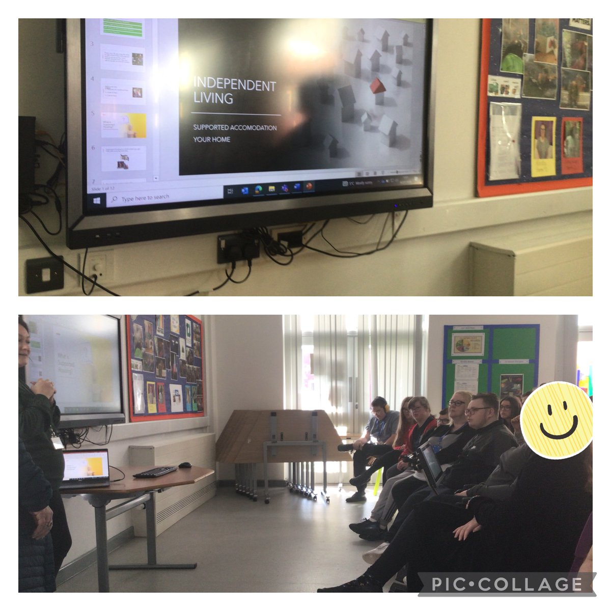 Tracey and Angela from the PfA team visited college yesterday to meet students in Pathway 3 group. The students have been currently working on the topic, independent living. Tracey &amp; Angela talked about their role in supporting young people &amp; adults with their future