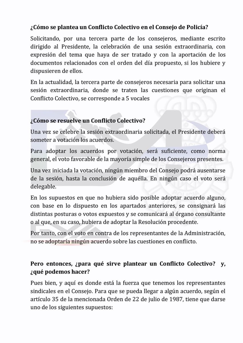 EYAPolicia's tweet photo. Hoy #7Marzo el sindicato EYA ha sido citado para una reunión sindical sobre la jornada laboral, en el Complejo Polical de Canillas #Madrid 

Anunciamos que no acudiremos como ya venimos haciendo. #ConflictoColectivoYA 

Mismo trabajo misma 
#EquiparacionYA
#JubilacionDignaYa #ProfesionDeRiesgoYa 
#14PagasIguales