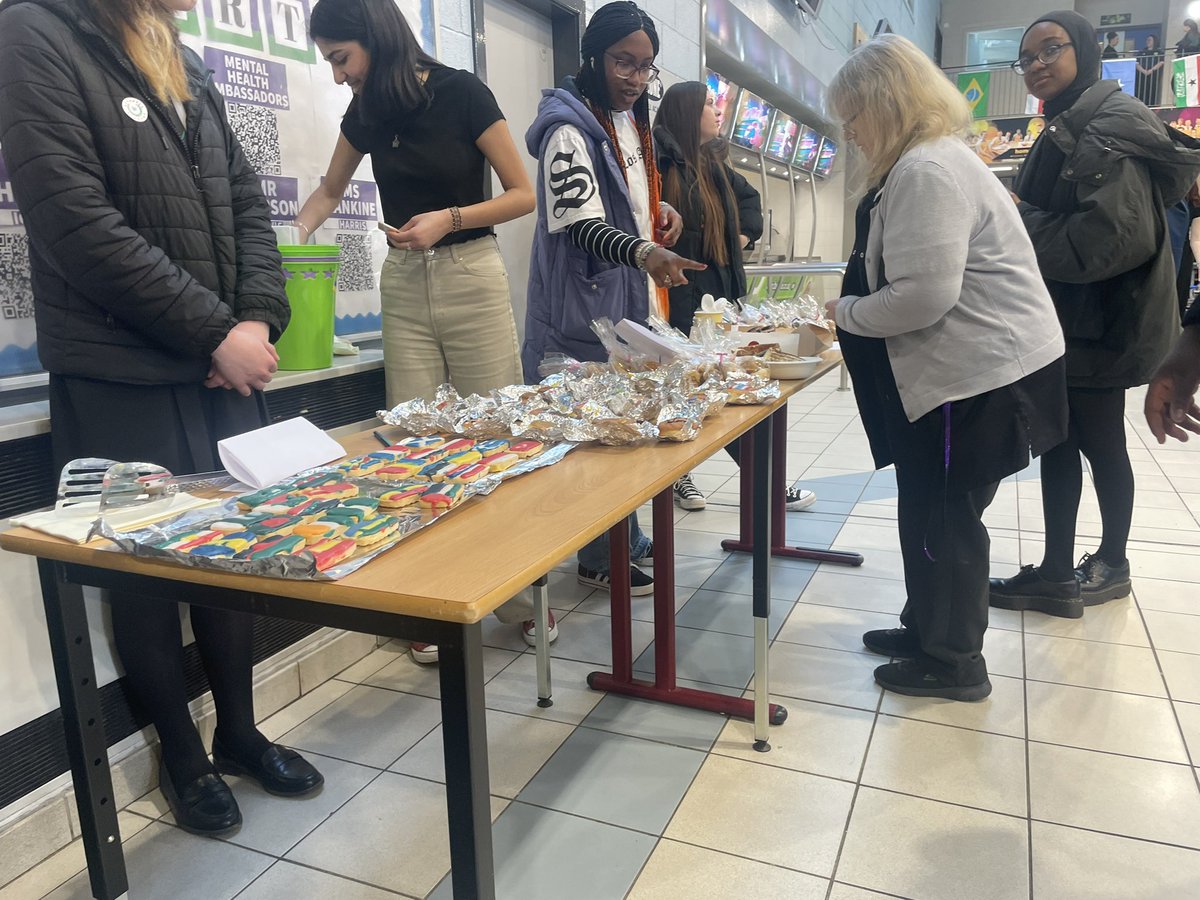 Setting up the Bake Sale … looking good! 😊 ⭐️⭐️⭐️