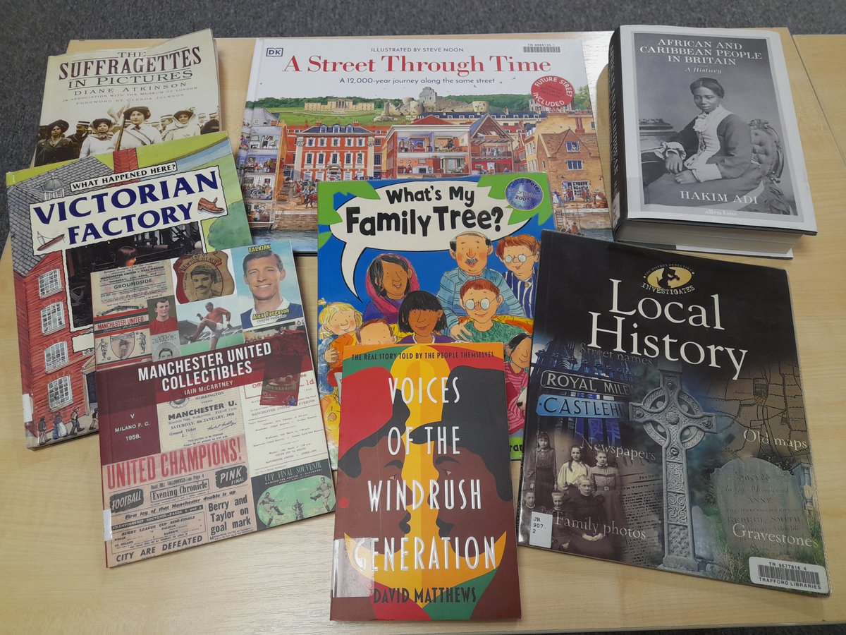 TraffordArchive's tweet image. Happy World Book Day 2024. Here are just some of the great books we have available in Trafford Local Studies.....

#worldbookday2024 #worldbookweek #history #traffordlocalstudies #lovetoread