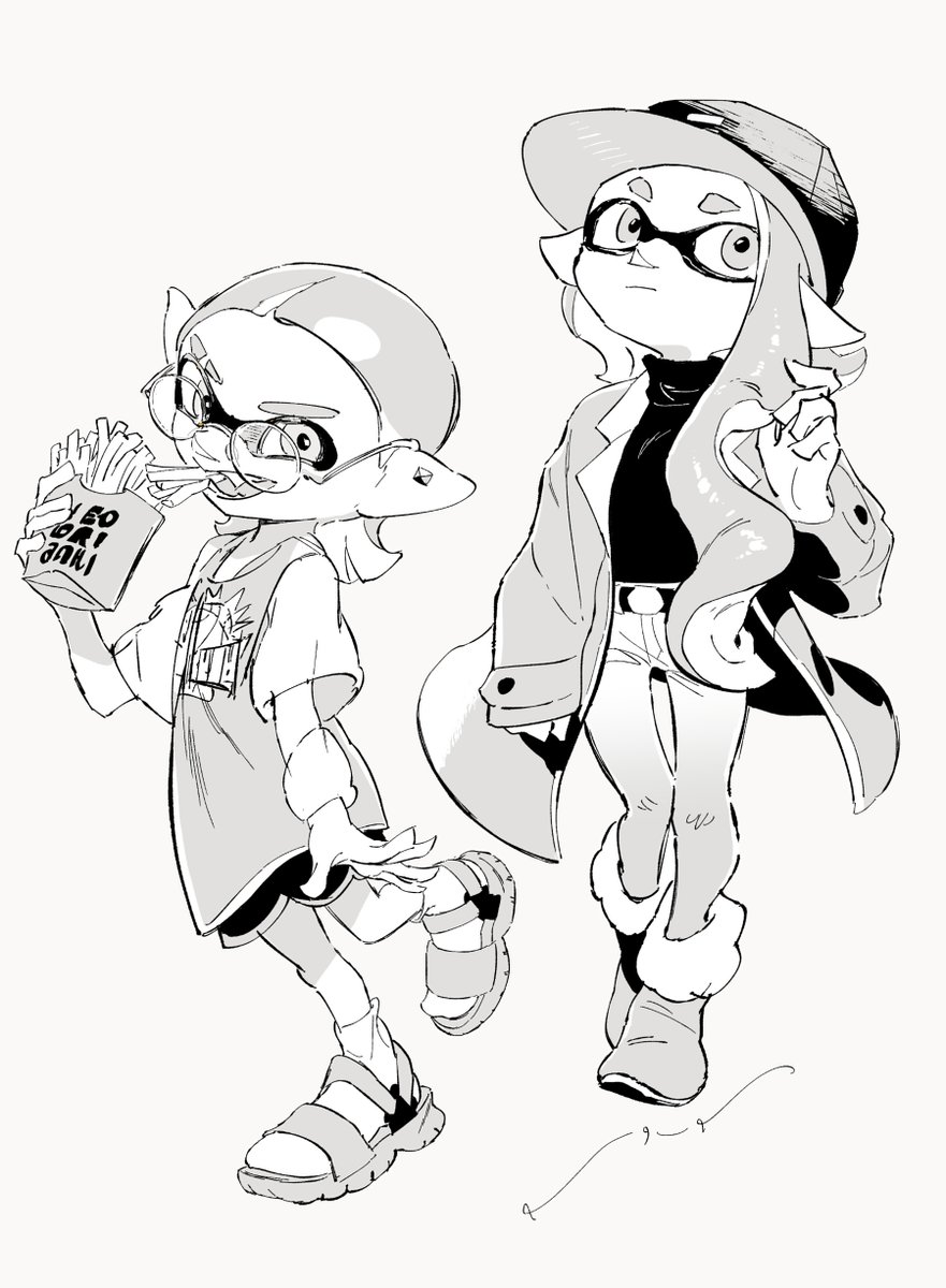 #Splatoon3 イカチャン🦑🍟 