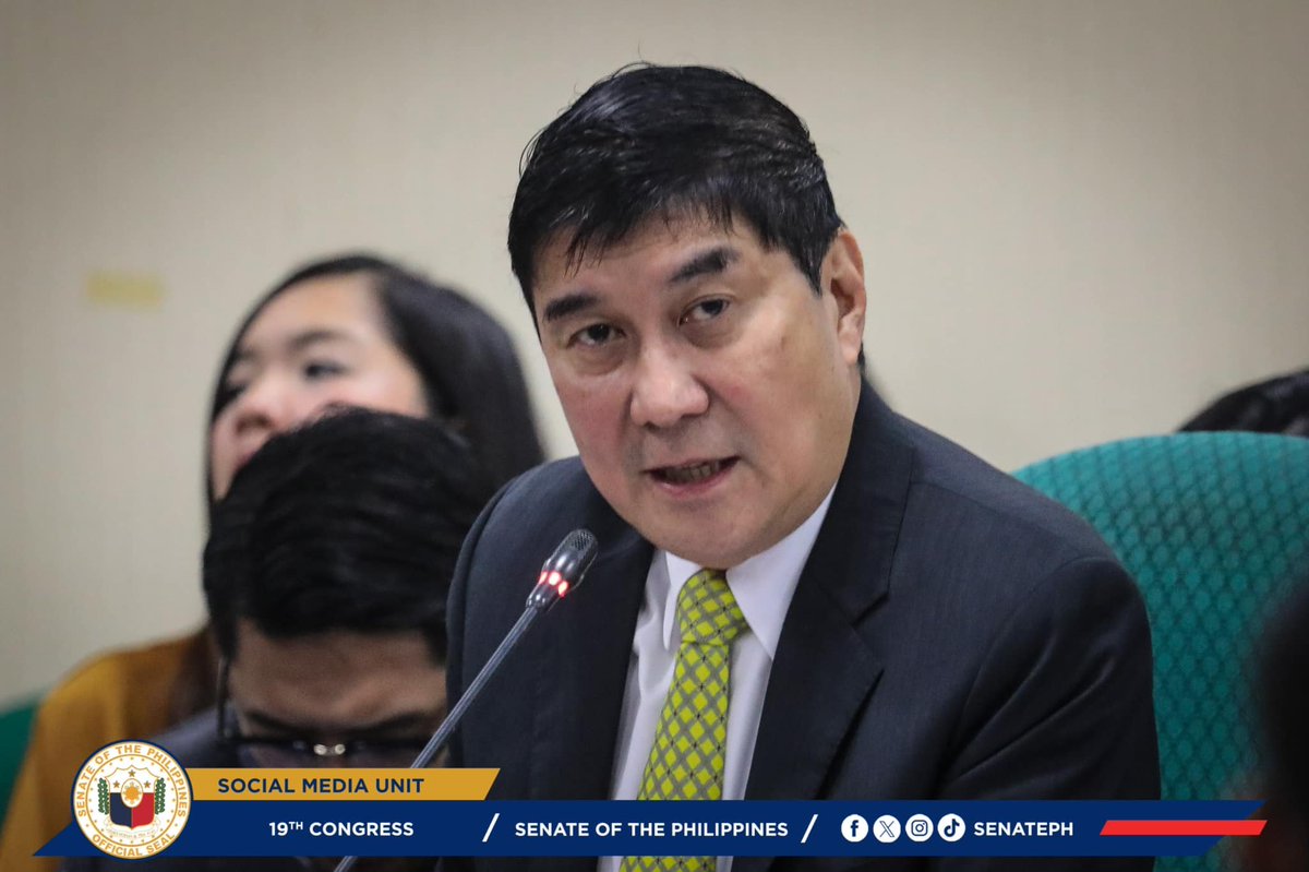 iMPACTPH2019's tweet photo. POE, TULFO DECLINE TO SIGN OBJECTION ON QUIBOLOY CONTEMPT RULING

Sen. Robinhood Padilla says Sen. Grace Poe and Sen. Raffy Tulfo declined to sign the written objection on Quiboloy contempt ruling. https://t.co/Bd0HeL9FEn