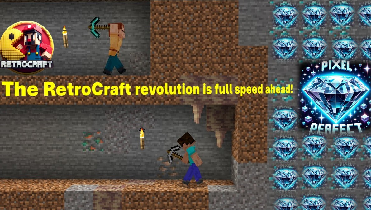 RetroCraftio's tweet photo. "Long way to go, but RetroCraft will strive to make every pixel perfect"

⬆️The RetroCraft revolution is full speed ahead! 

🔥RetroCraft Team🔥 
#Minecraft #Retrocraft #PixelGameFi #RetroGaming