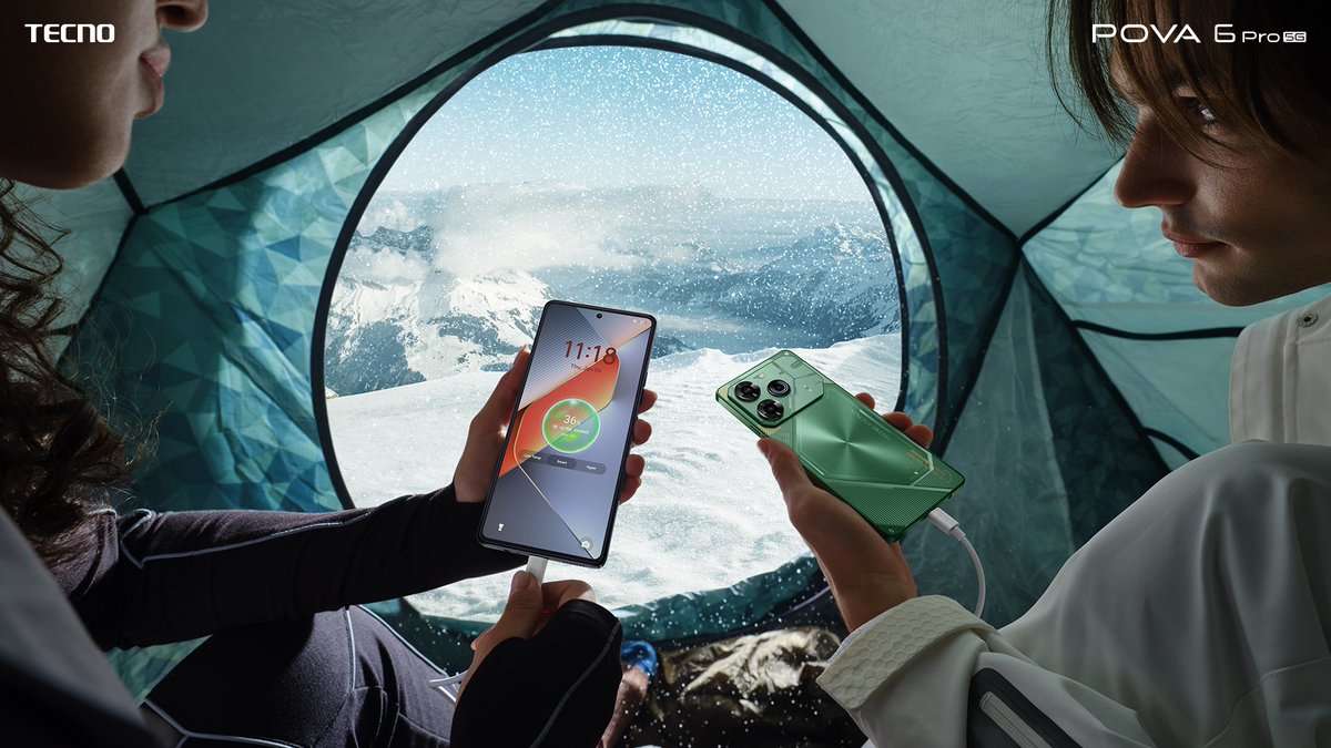 🥶❄️ Feeling the chill? Now you can say goodbye to battery anxiety during winter adventures with the -20℃ Extreme Cold Charge feature of #POVA6Pro5G.
#techvista361
#PowerBeyondLimits