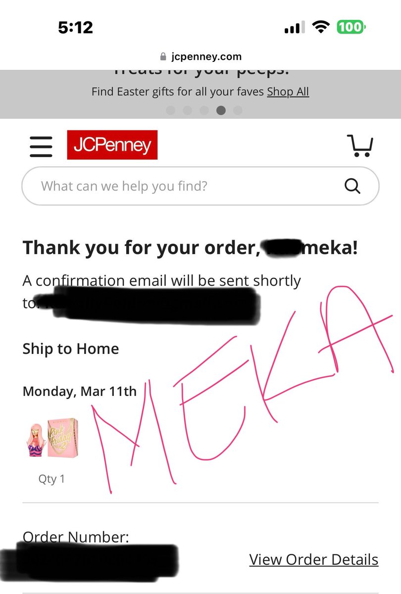 MekaMichelleee's tweet image. Got me another one 😊 

#PinkFriday2Perfume @NICKIMINAJ