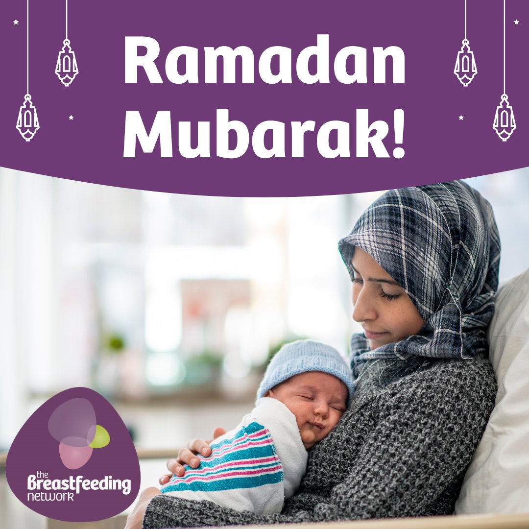 As Ramadan begins this evening, you may be wondering what this means for breastfeeding mums. So we're taking a look back at a guest post written by BfN peer supporter, Zamzam Elmi 💜 breastfeedingnetwork.org.uk/breastfeeding-… #SupportDuringRamadan #BreastfeedingSupport