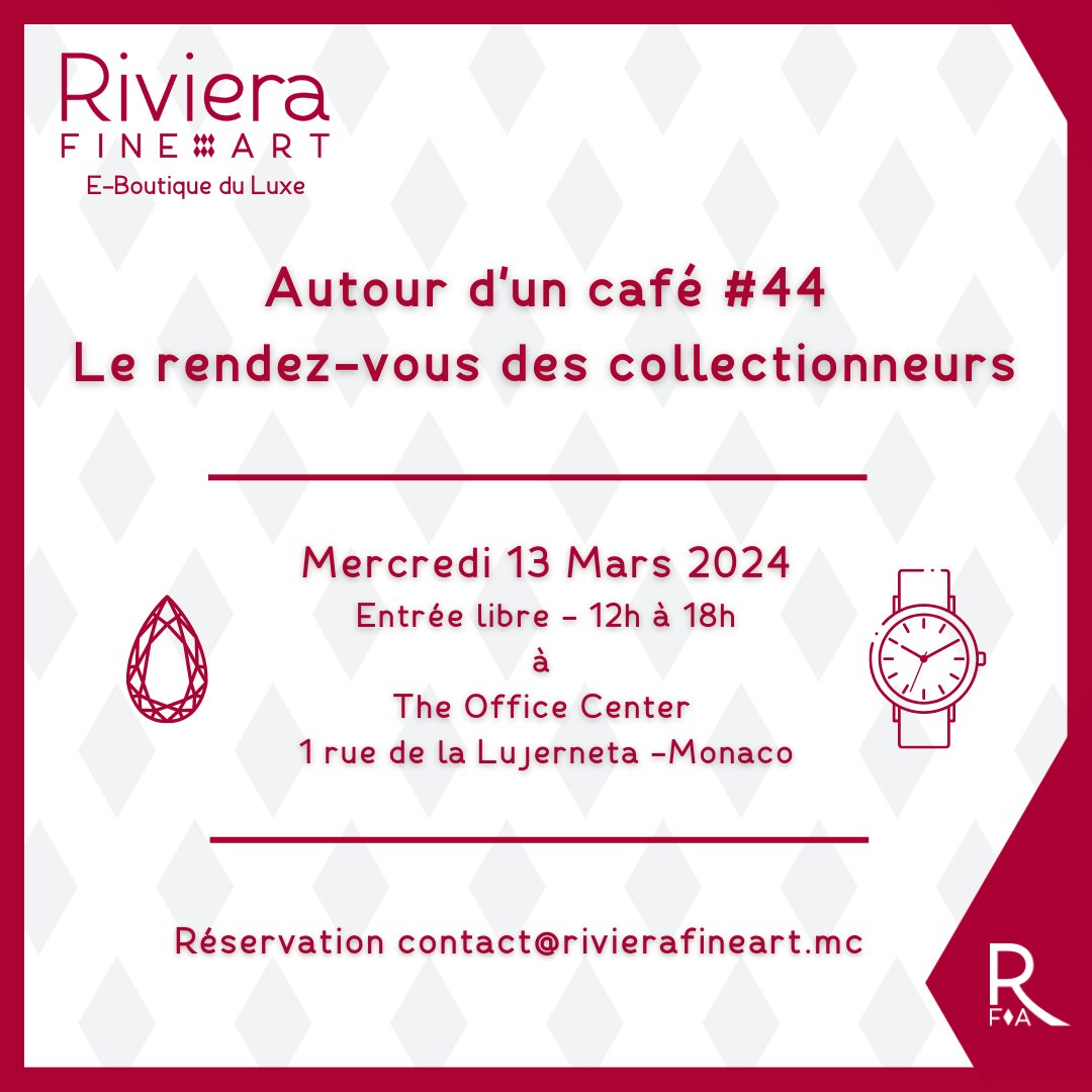 👩‍🎓prochain atelier "Autour d'un café", un rendez-vous incontournable pour les collectionneurs.
Acheter, vendre, transformer ou conserver vos objets précieux, montres, sacs, bijoux et oeuvres d'art ? #Expertise #collection #bijoux #montres