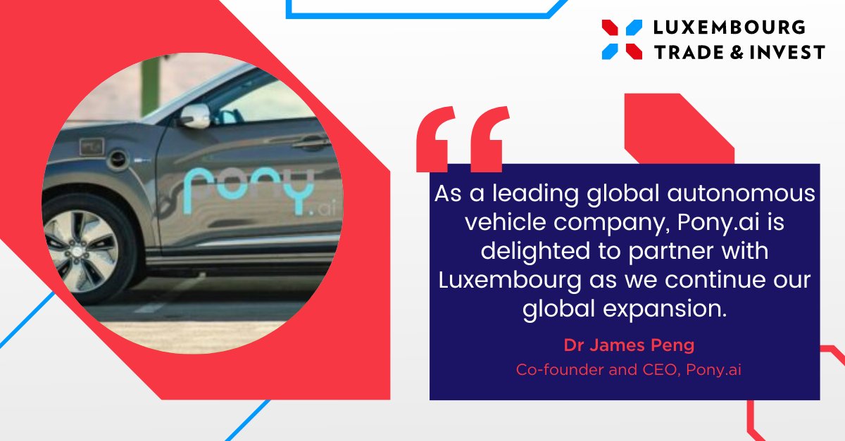 On 6 March 2024, the California-based mobility company Pony.ai signed a MoU focused on R&D and deployment of autonomous vehicles in #Luxembourg. Discover why Pony.ai chose Luxembourg to conquer the European market. 🔗fcld.ly/vcyt4jw