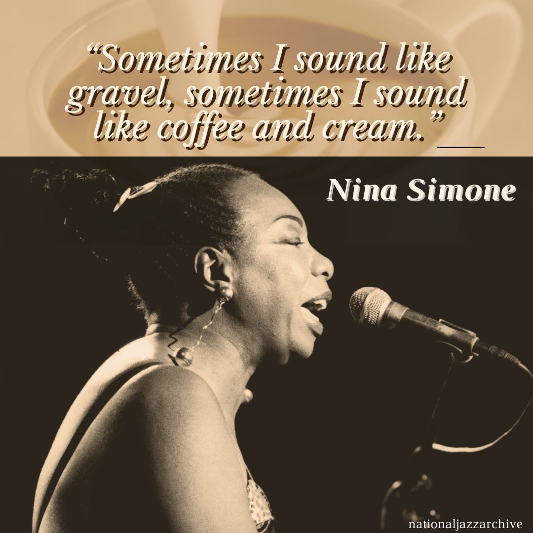 Nina Simone on singing. 😊 How would you describe Nina's voice? #womenshistorymonth