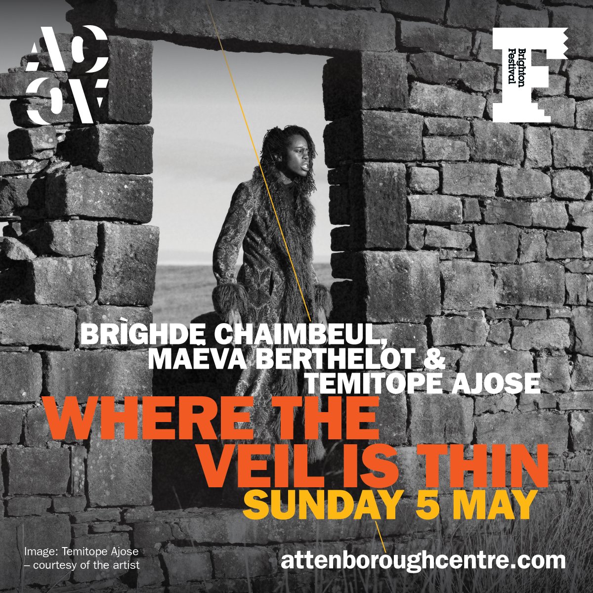 ACCA (Attenborough Centre for the Creative Arts) (@attenboroughctr) on Twitter photo Experimental Celtic musician & acclaimed smallpipe player <a href="/brichaimbeul/">Brìghde Chaimbeul</a> joins forces with performance artists Maëva Berthelot & Temitope Ajose in an ode to the enigmatic Cailleach Bheur.
Part of @BrightonFestival
📅 Sun 5 May
📌 @attenboroughctr
🎟 ow.ly/gRCM50QNnSC Experimental Celtic musician & acclaimed smallpipe player <a href="/brichaimbeul/">Brìghde Chaimbeul</a> joins forces with performance artists Maëva Berthelot & Temitope Ajose in an ode to the enigmatic Cailleach Bheur.
Part of @BrightonFestival
📅 Sun 5 May
📌 @attenboroughctr
🎟 ow.ly/gRCM50QNnSC