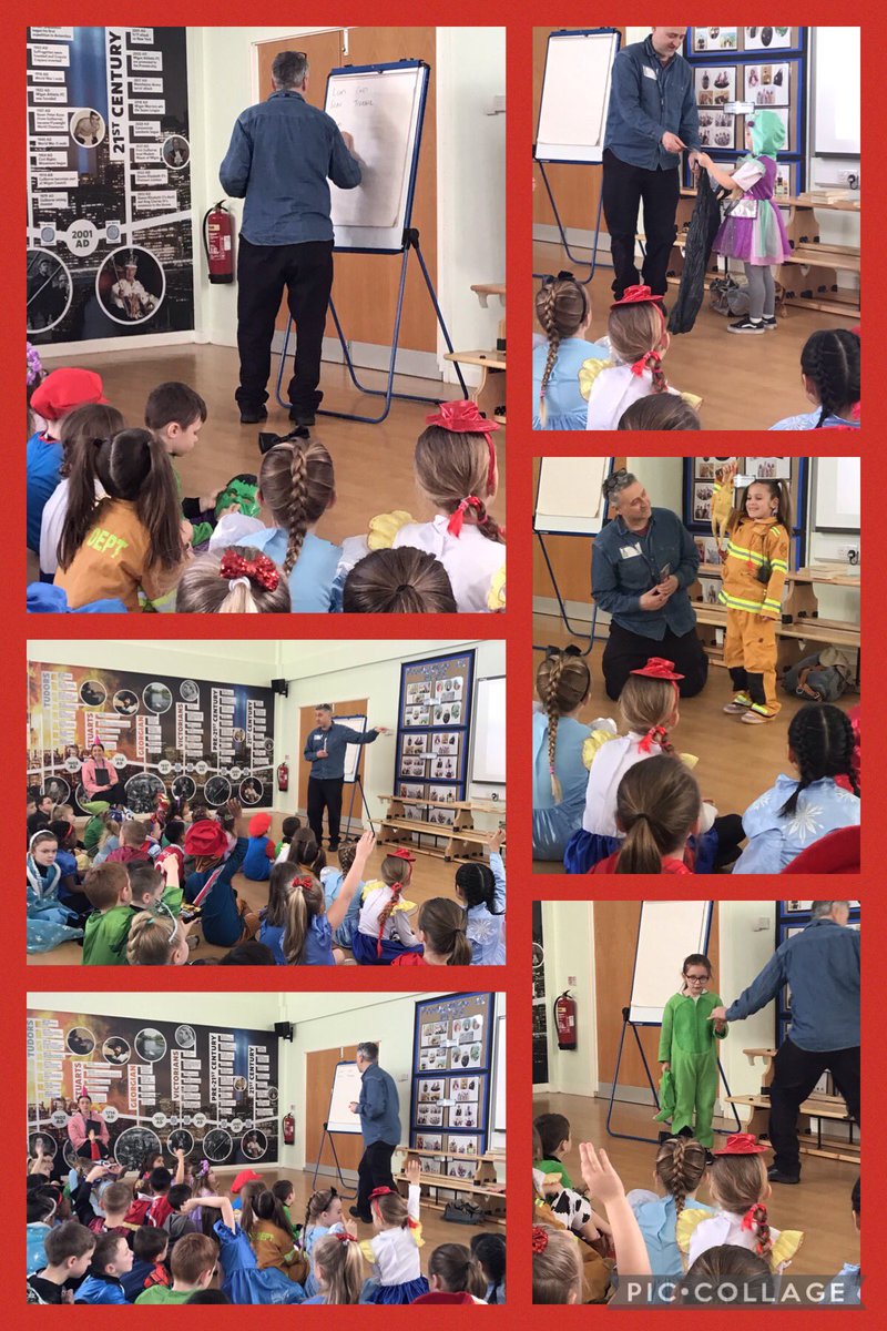World Book Day KS1 enjoyed their visit today from the author Harry Heape. The children loved hearing about how he creates his stories, exploring the different elements of these and listening to his stories. @WorldBookDayUK @HarryHeapeBooks