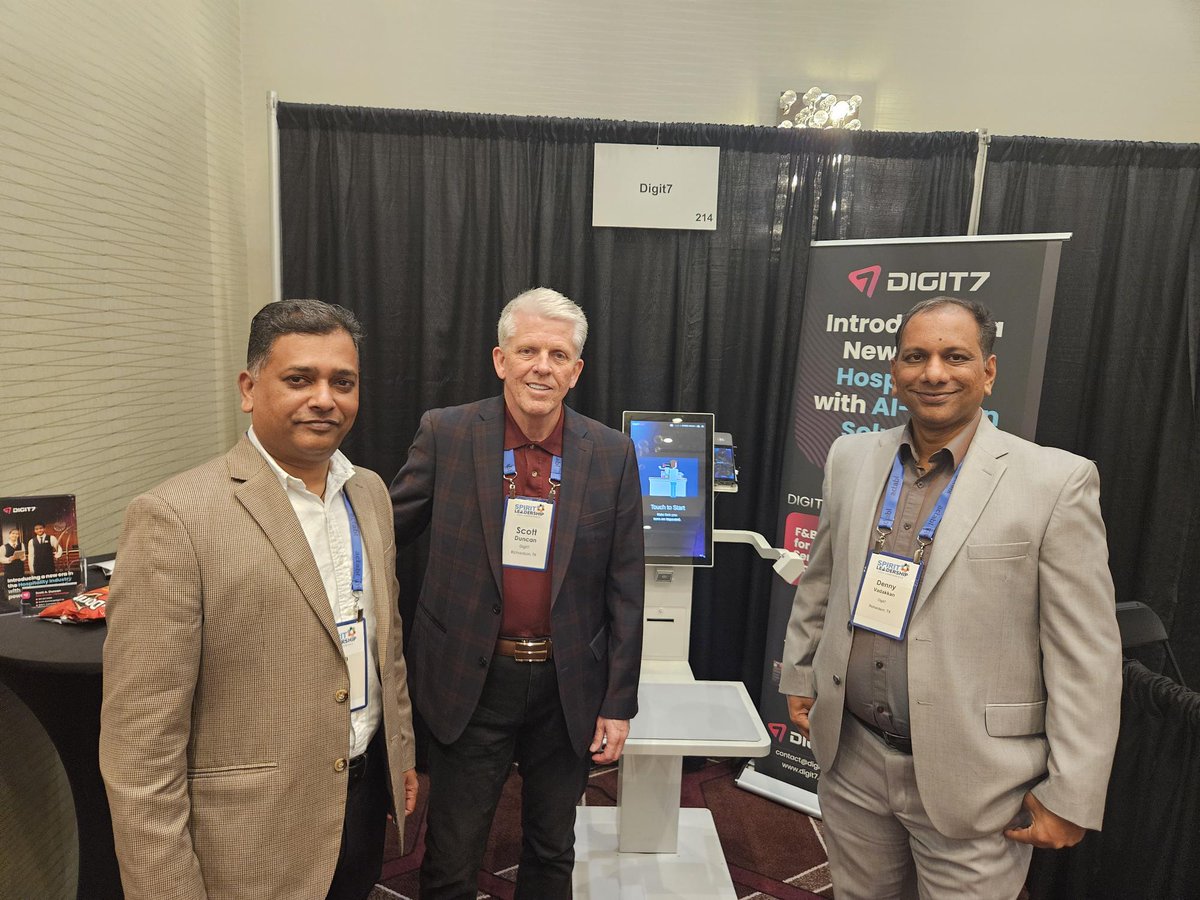 Digit7_LLC's tweet photo. Excited to have met the Atrium team in person at #Atrium 2024! It was a fantastic opportunity to meet face-to-face and discuss potential collaborations
Know more: https://t.co/Q2ZvOGWr22
#digit7 #digitkart #frictionlesscheckout #computervision #businessmeeting #collaboration https://t.co/Yqymak3CA7