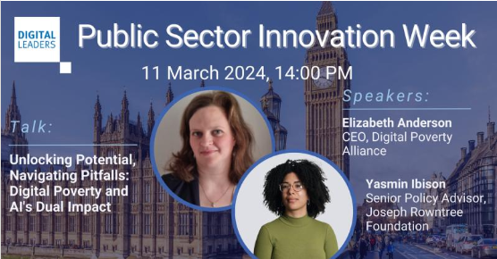 DigiPovAlliance's tweet photo. Join @elizabethdigi and @yasminibison to discuss the complexities of #AI's Dual impacts on marginalised communities - in a #PSIWeek webinar with @DigiLeaders
π
March 11, 2024 | 2:00-2:45 PM
π‘ AI's role in society as a force for good
π https://t.co/Mt4KNJRaIB https://t.co/C647P3tji4