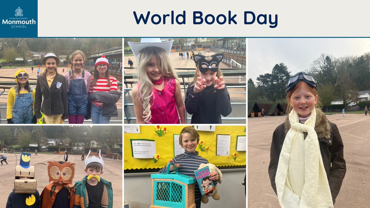 #WorldBookDay is in full swing at Monmouth Prep School!