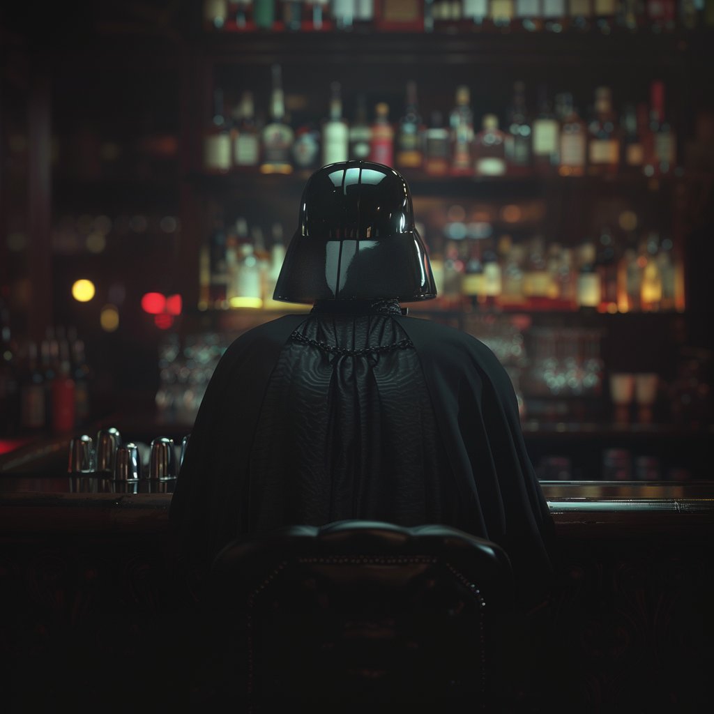 Alone time. 🌃
#darthvader #starwars #ai #aiart
